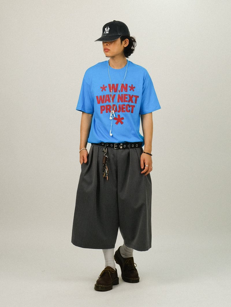 TIN Stripe Banding Bermuda Slacks