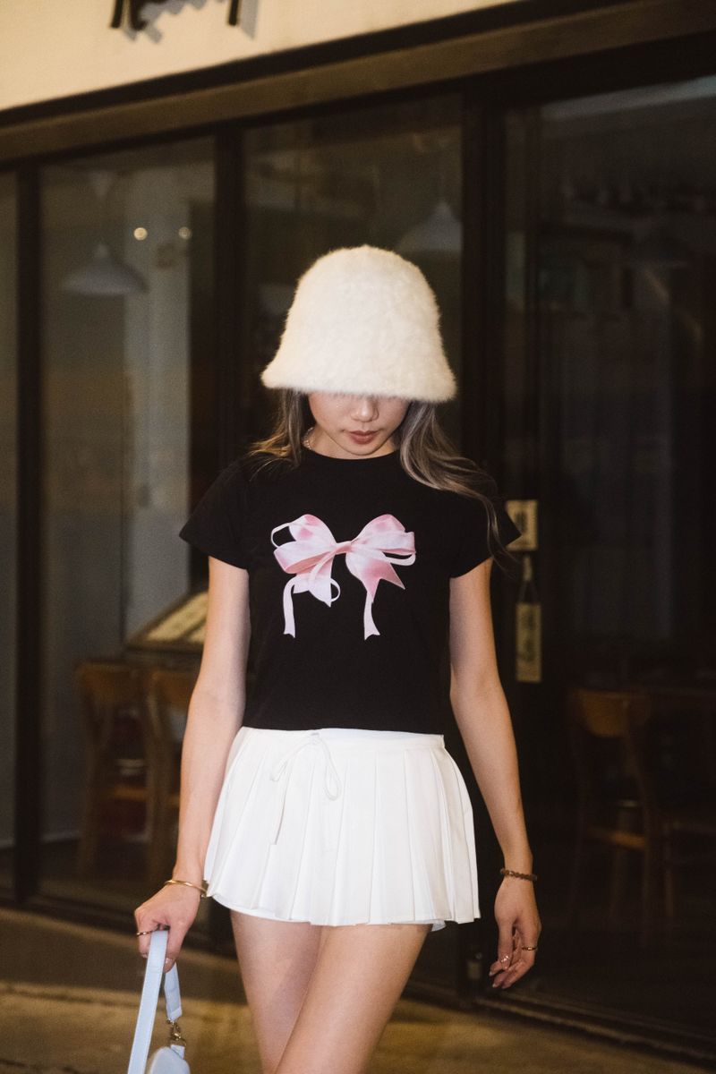 Mini Mini Little Tennis Skirt - White