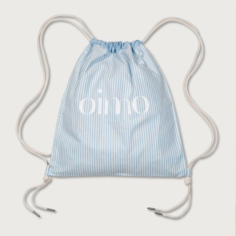 oimo（オイモ）の「リバーシブル オックスフォード ジムサック - ブルー（バッグ）」