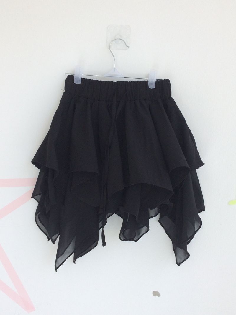 chiffon layered skirt