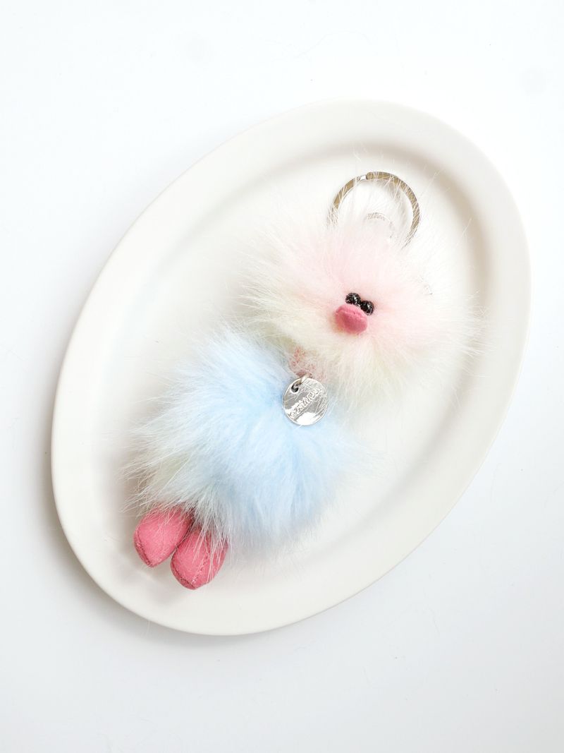 Cosymosy Mini Bird Keyring - Rainbow