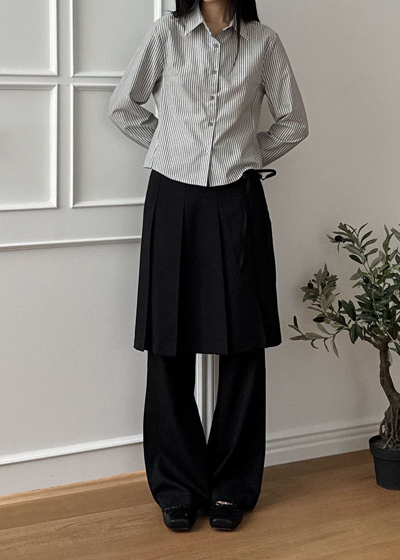 eon（イオエン）の「LAYERED SKIRT SLACKS（Pants）」