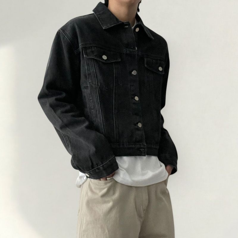 Wished Cropped Denim Jacket