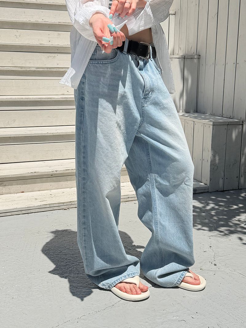 MUZESEOUL（ミューズソウル）の「[Unisex] Cloud wide denim pants（Pants）」