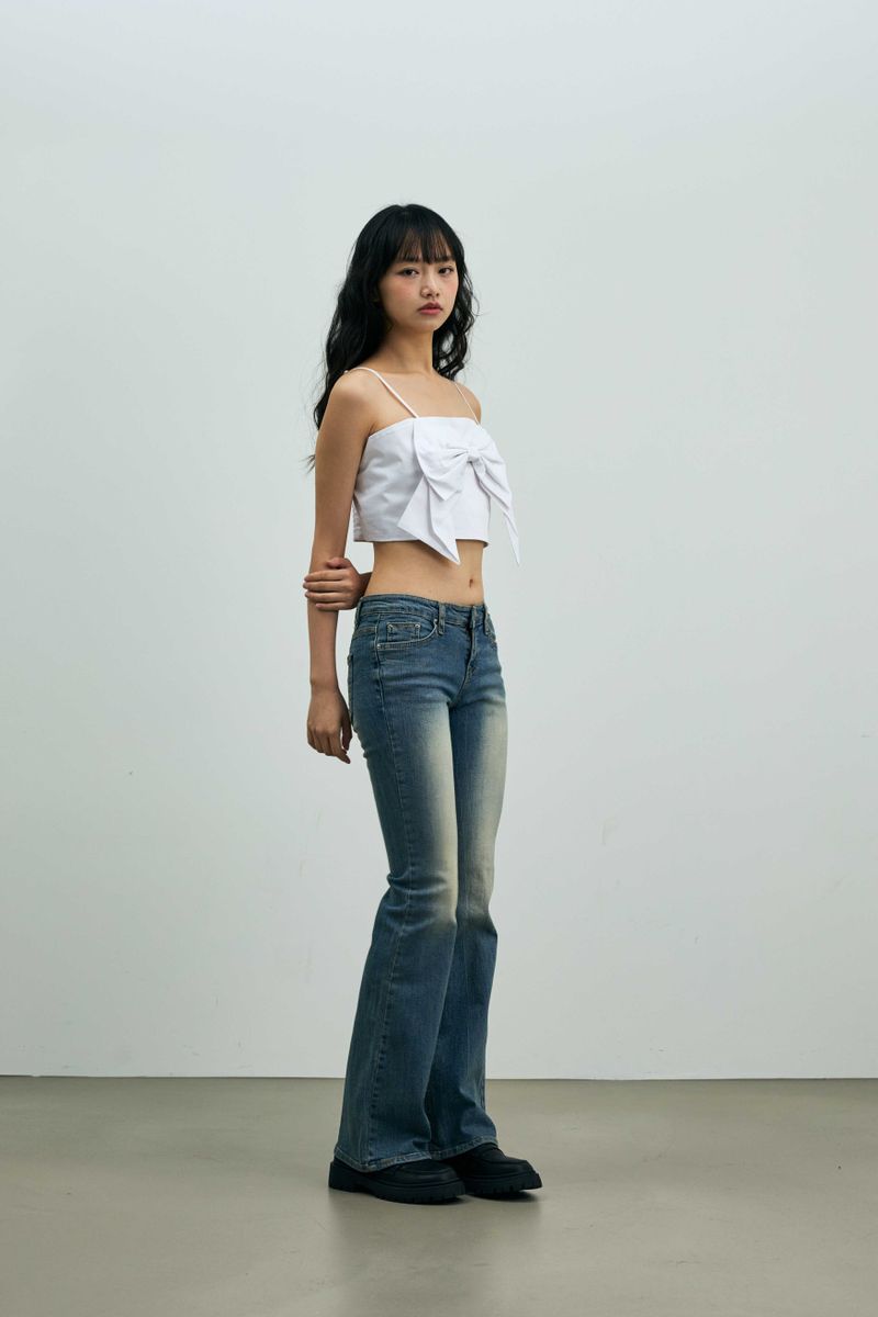 ARI RIBBON BUSTIER / WHITE