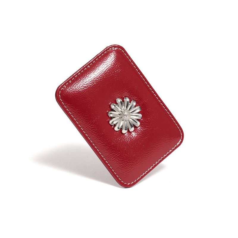 Daisy Slim Mini Transportation Card Wallet Rose