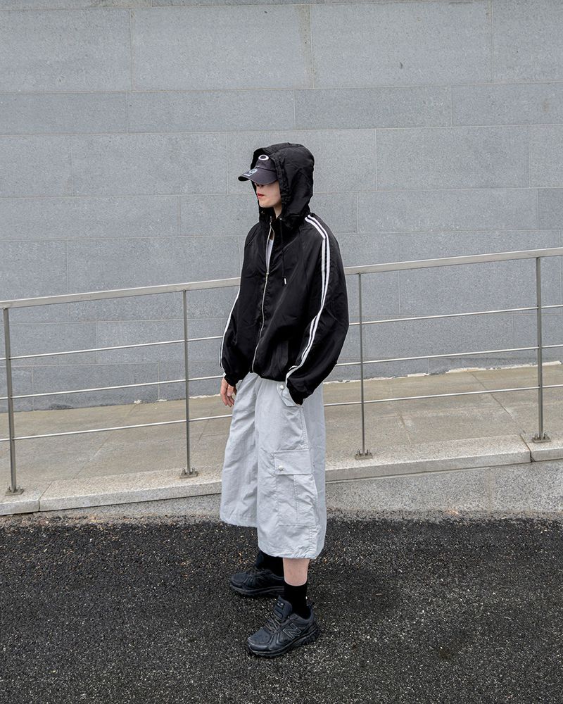 Dian Lightweight Hood Track Windbreaker