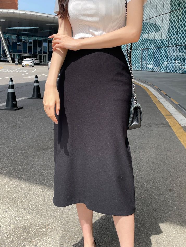 iam mari（アイアム マリ）の「デュベルバンディングスパンHラインスカート（スカート）」