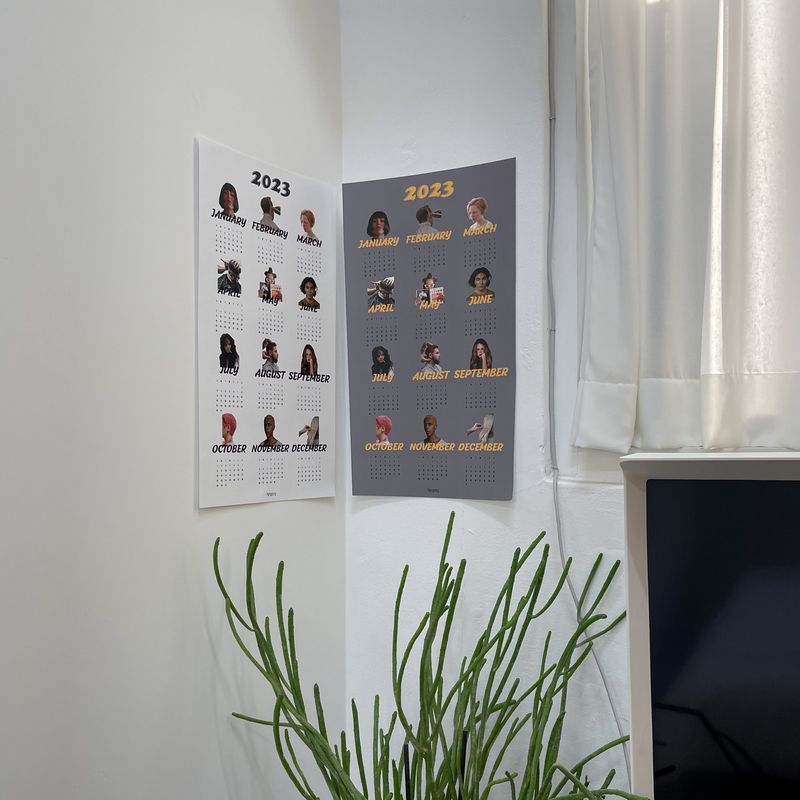Color Poster Calendar