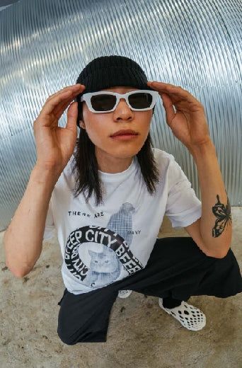 tube cat tee _ blue