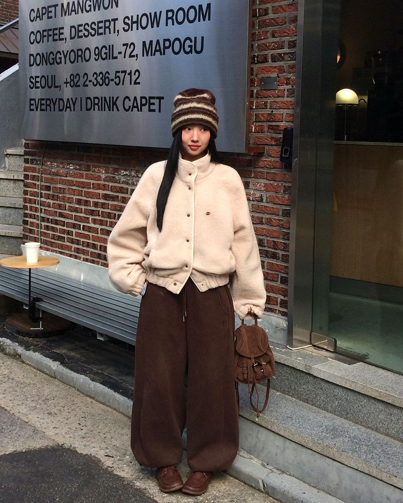 [ORIGINAL] Cable Wool Fleece Jumper