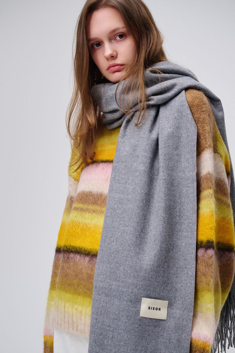 MARIEBEAR muffler_lightgrey