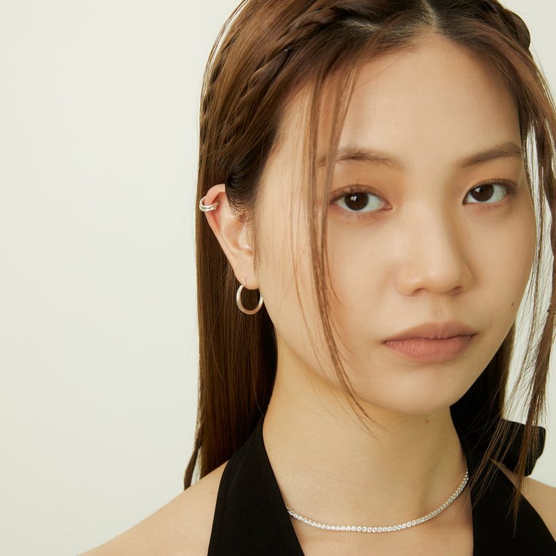 imbalance stone earcuff