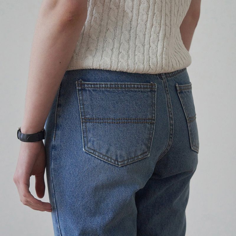 Mate straight denim pants