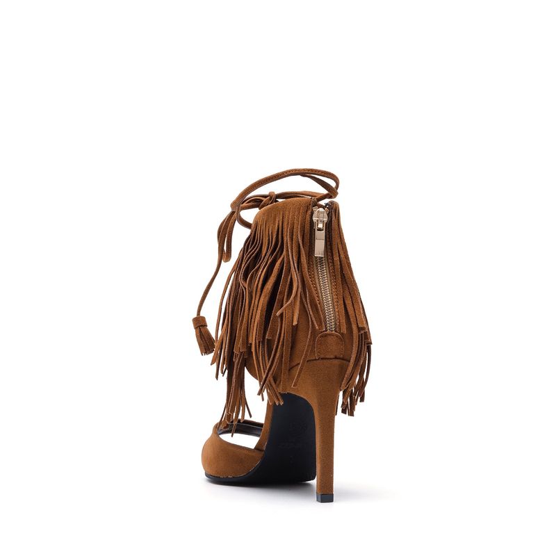 Tassel Ankle Heel(Brwon)
