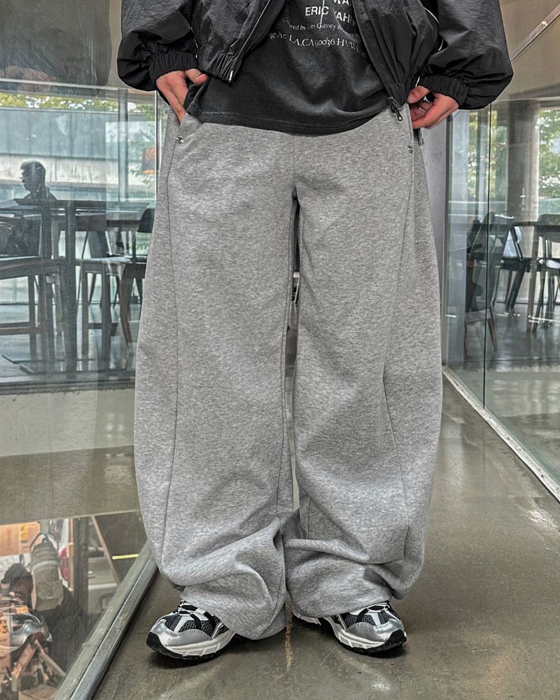 Miju Side Snap Balloon Sweat Pants