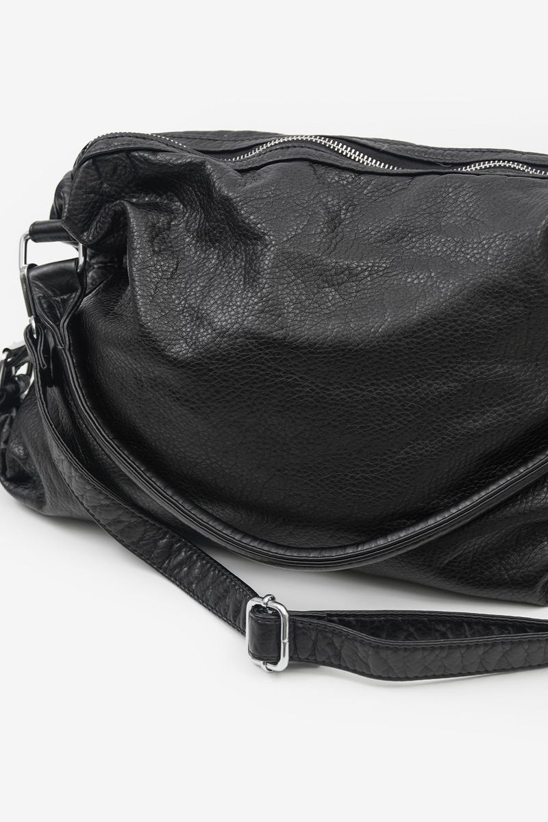 Brim crack leather 2-way bag