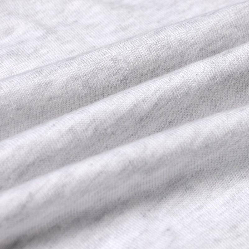 Men's Crop T-Shirt Melange White