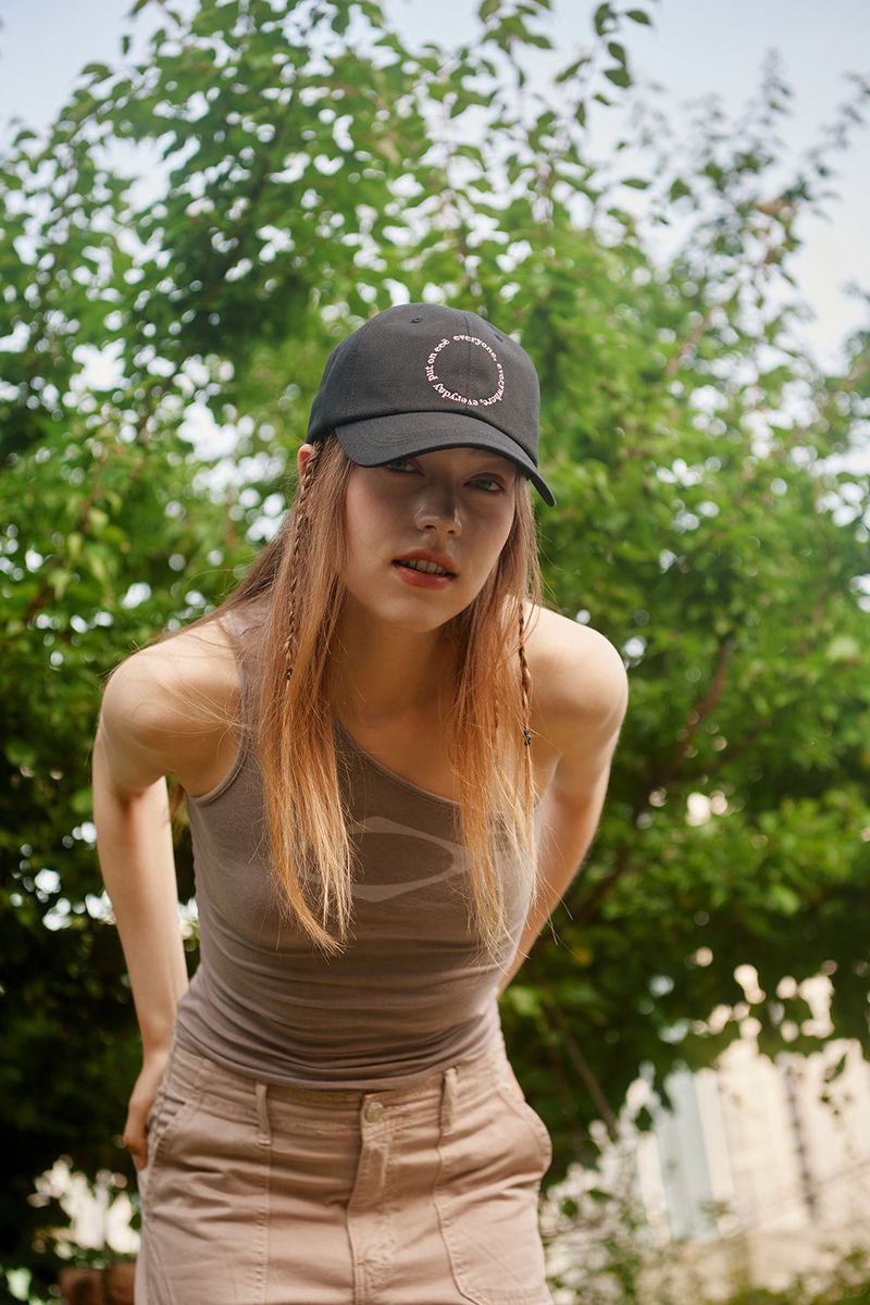 ROUND LOGO BALL CAP_3COLORS