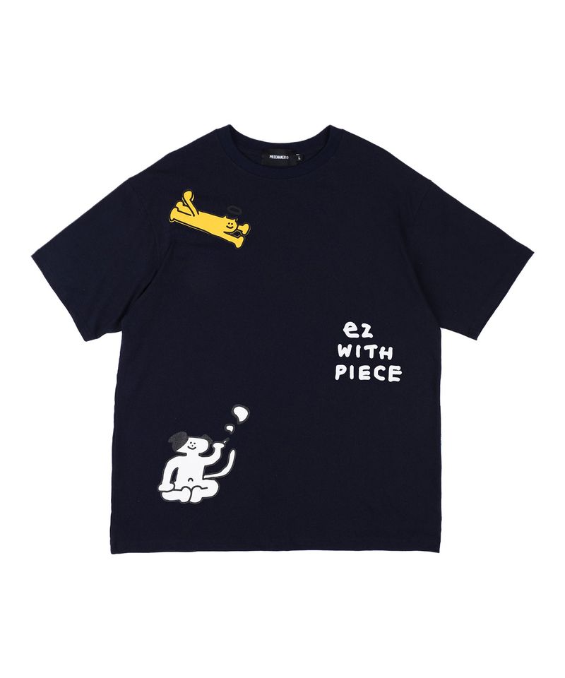 PIECEMAKER（ピースメーカー）の「キャットドッグTシャツ（トップス）」