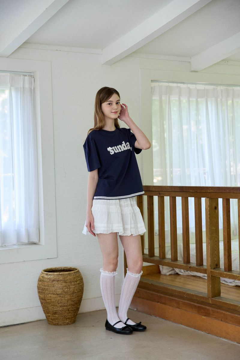 [2PAIRS 1SET] FRILL LACE SOCKS SET (2 COLORS)