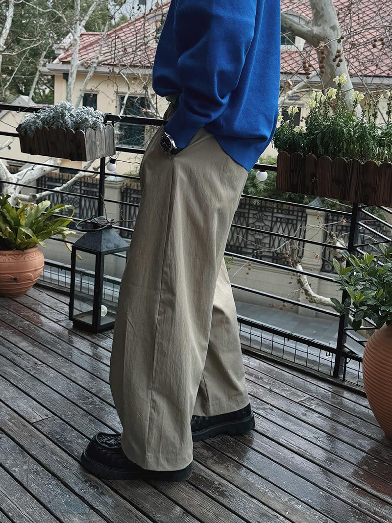 ASCLO Balloonfit Hem Darts Slacks (3color)