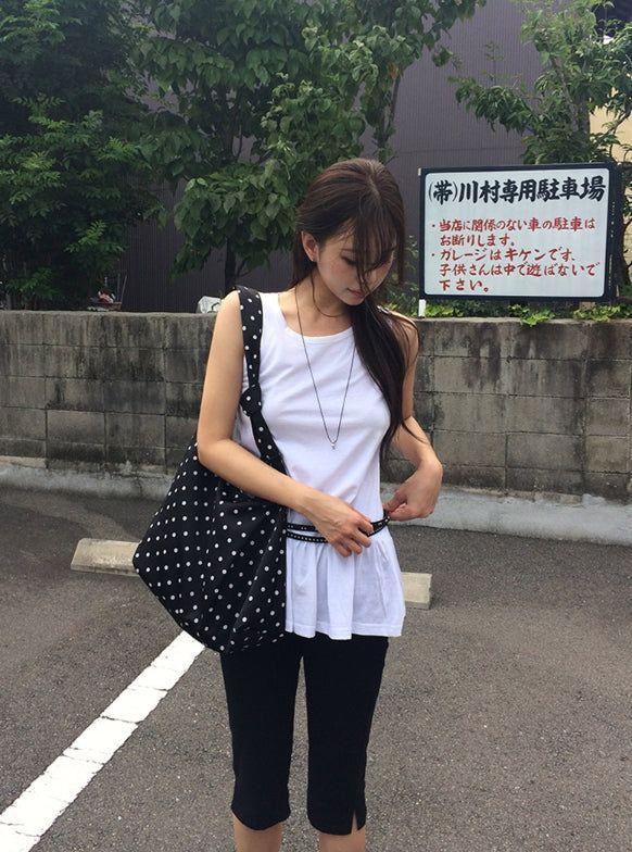 anyonemore（エニーワンモアー）の「Bekki Frill Layered Sleeveless One Piece（Dresses）」