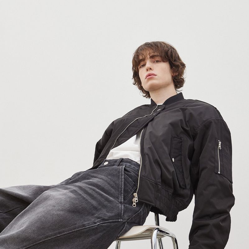 Modern MA Bomber Jacket (Black)