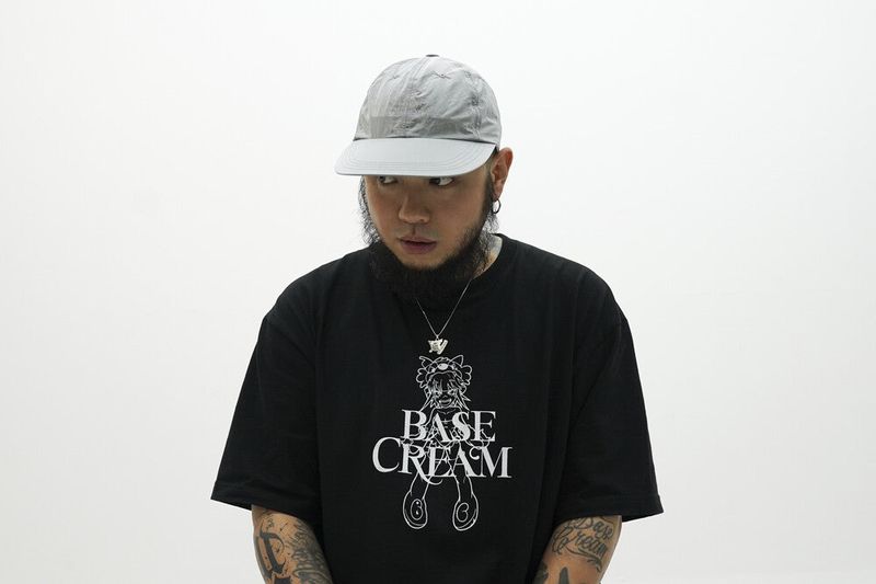 REFLECTIVE LOGO NYLON CAP SILVER