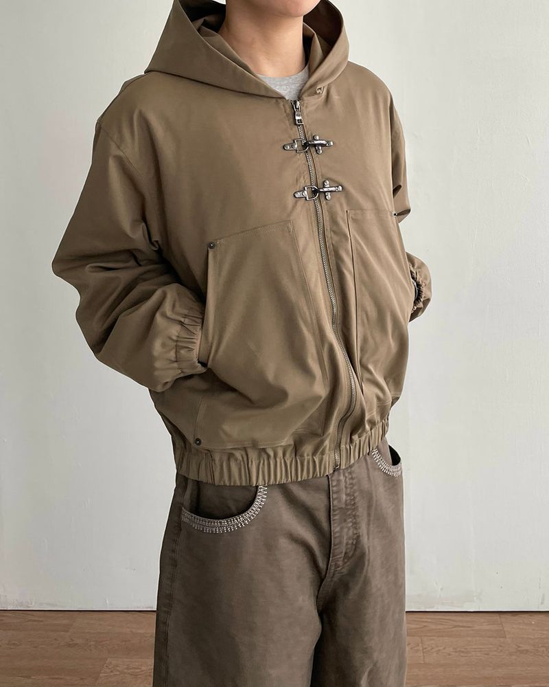 Hachi Buckle Hood Jumper