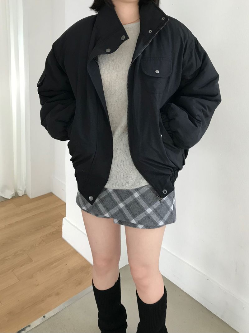 Bender High-Neck Padded Jumper (2 colors)