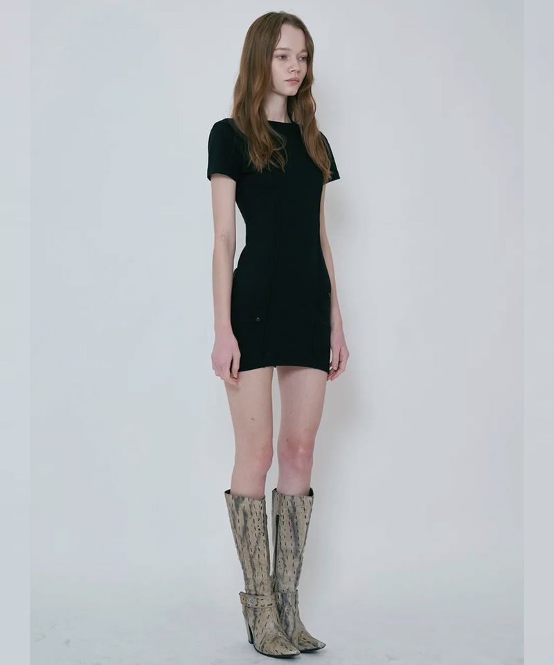 DROOP LINE TEE DRESS