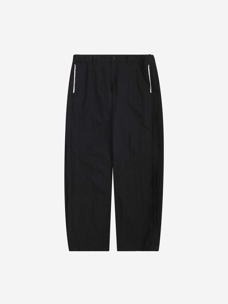 safarispot（サファリスポット）の「 AUTHENTIC NYLON PINTUCK STRAIGHT PANTS (BLACK)（Pants）」