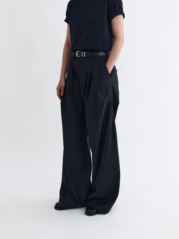26SS PT4 Side-Pleated Trousers