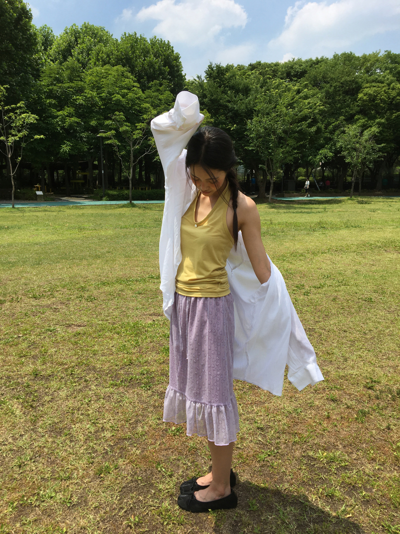 DUGGY(ダギー)の「Veil silhouette sheer shirt (5color)(Tops)」
