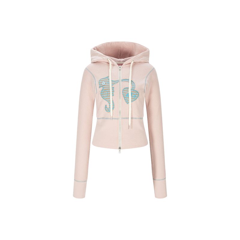 MINJIENA（ミンジエナ）の「seahorse hoodie pink（Tops）」