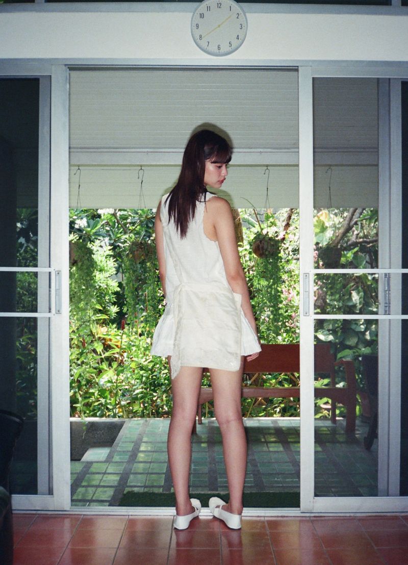 Lace Organza Bag - Natural