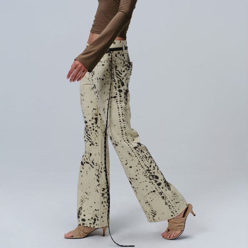 ANIMAL BOOTCUT PANTS