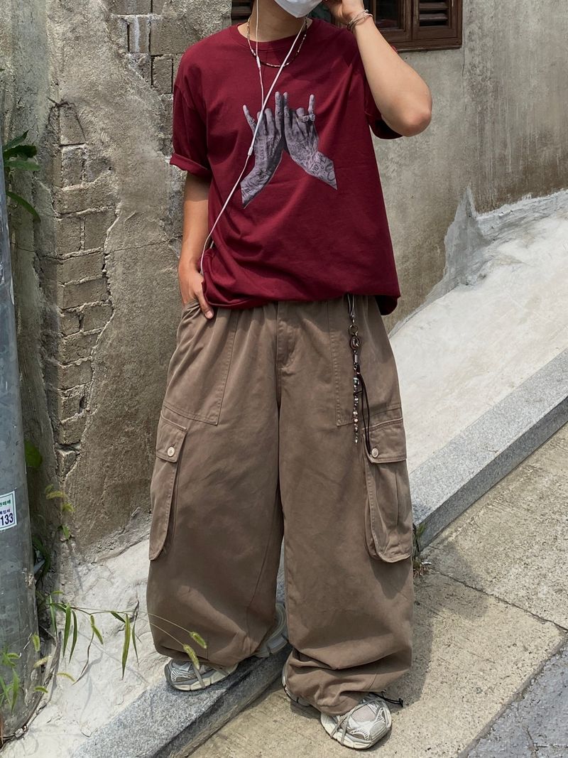 Sign Cut Over Short Sleeve Tee 4C