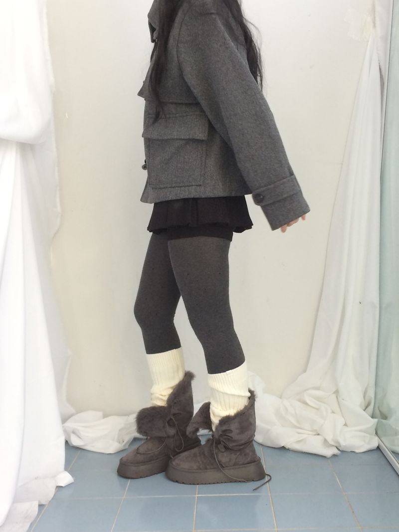 プリーツレイヤースカートパンツ