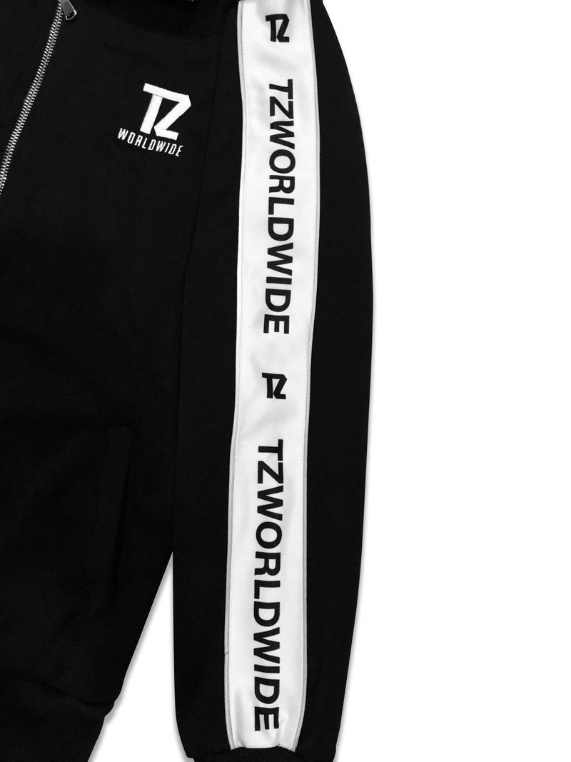 TZWORLDWIDE Track Jacket - Black