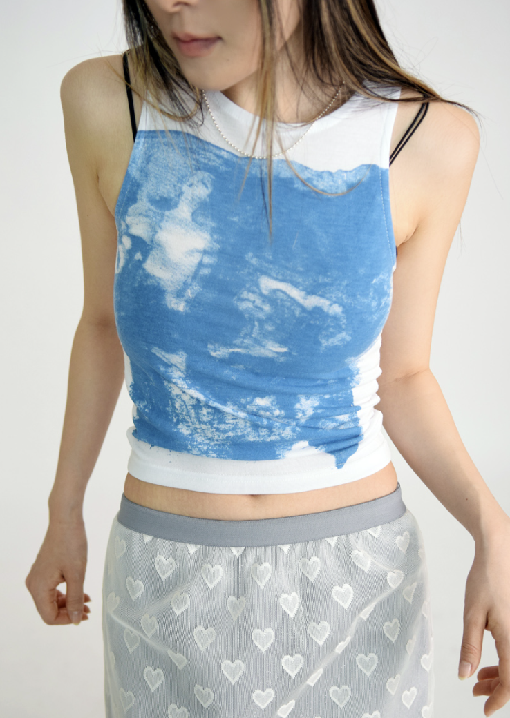 graffiti sleeveless(3color)
