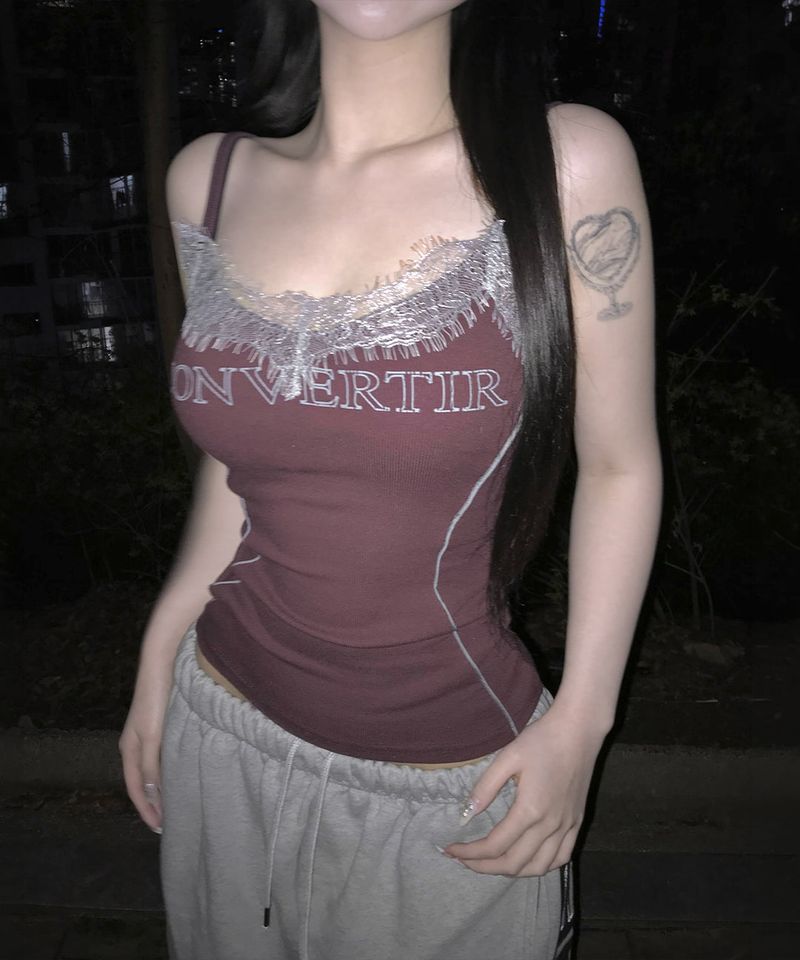 meego(ミーゴ)の「monica lace sleeveless (4colors)(Tops)」