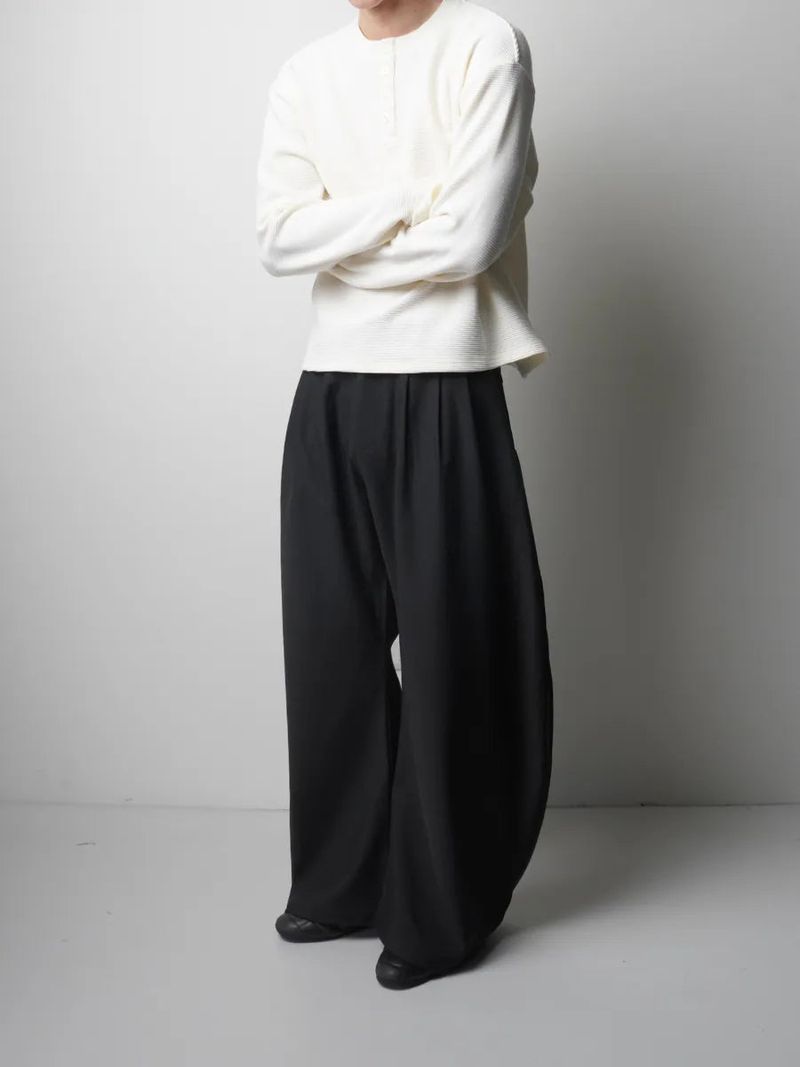 PT6 Pleated Scimitar-Cut Trousers