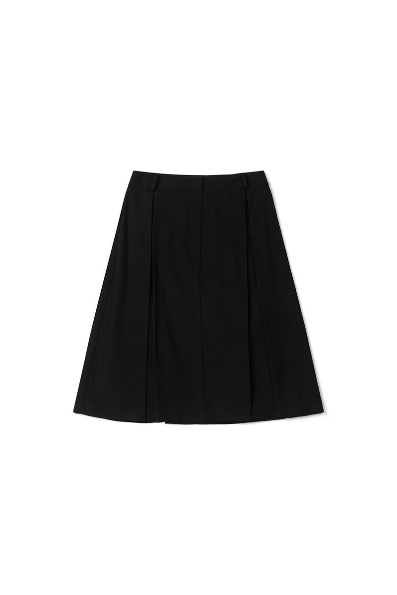 Page pintuck skirt_black
