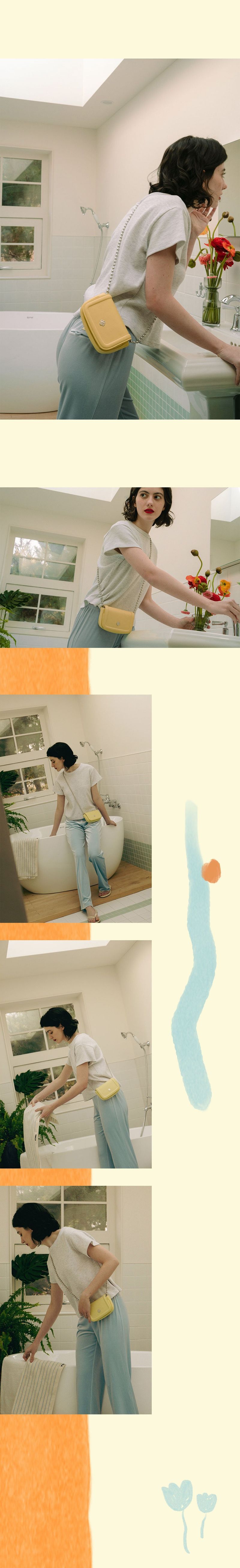Poppy Chain Mini Bag_Yellow