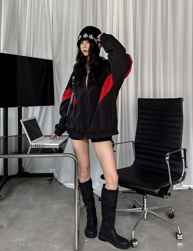 Kanso nylon track jacket
