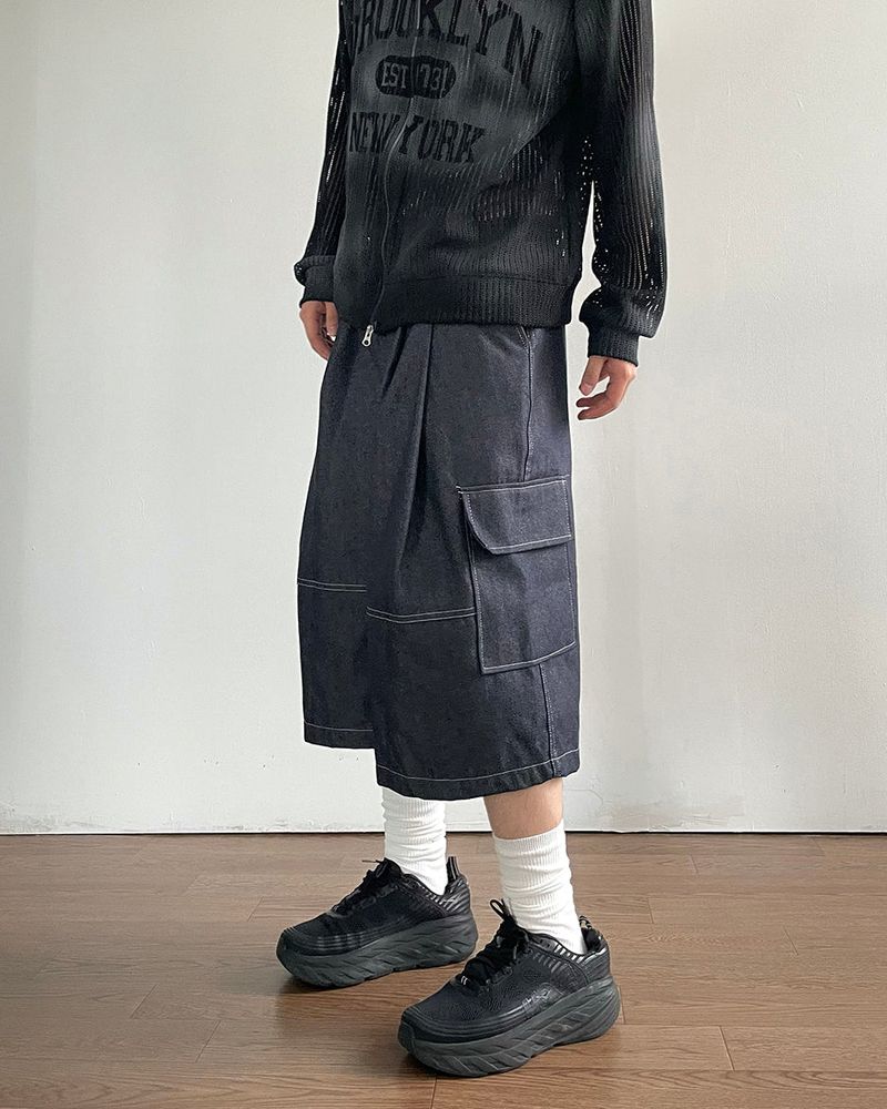 Diki Bermuda Denim Pants