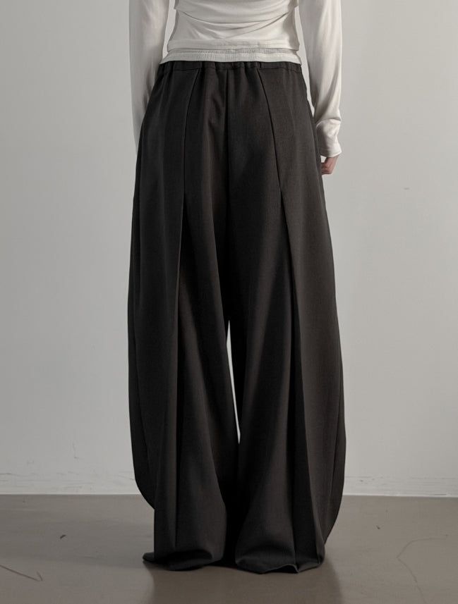 Zvel Inverted Pleated Slacks