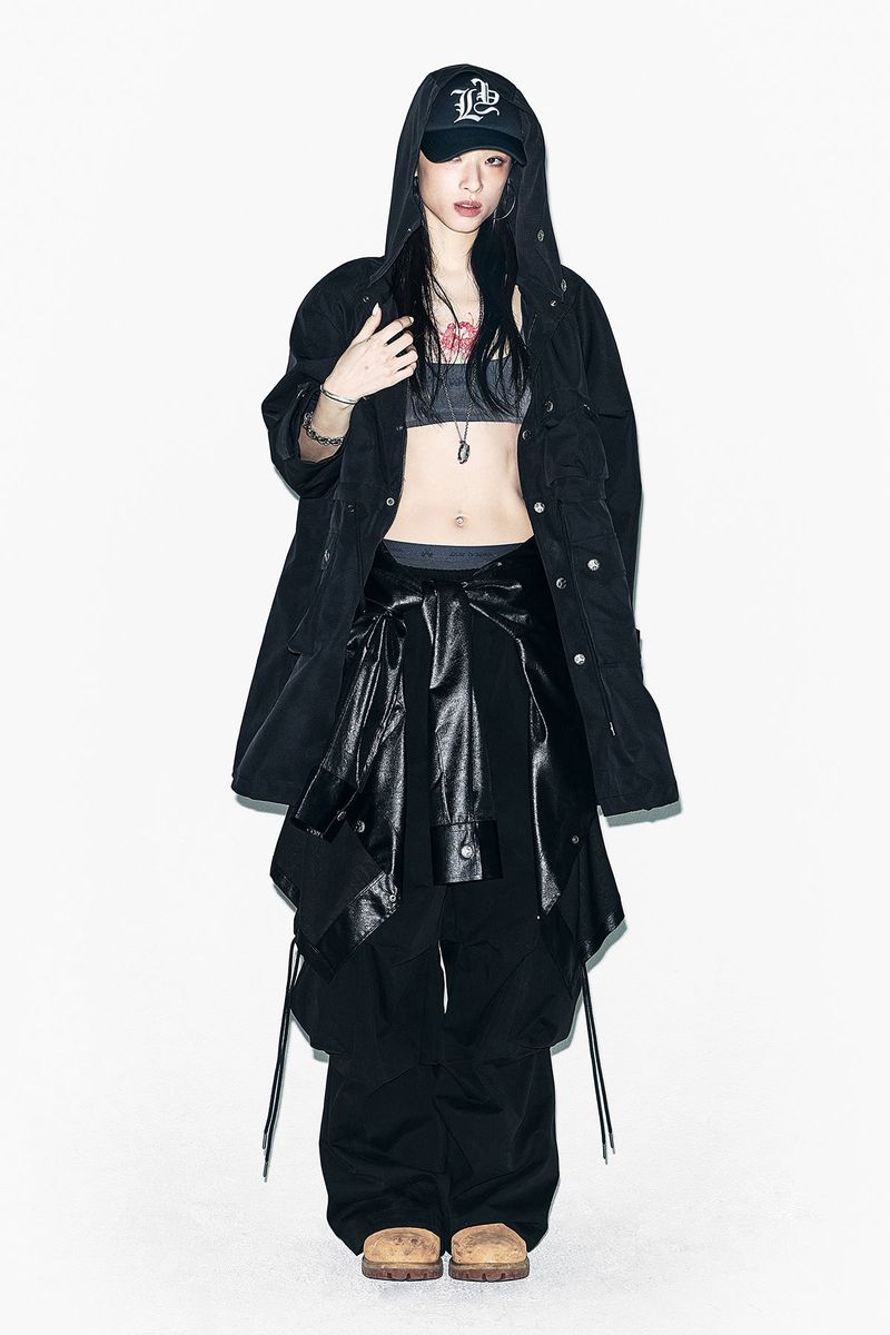 CANTON HOODIE FIELD JACKET BLACK